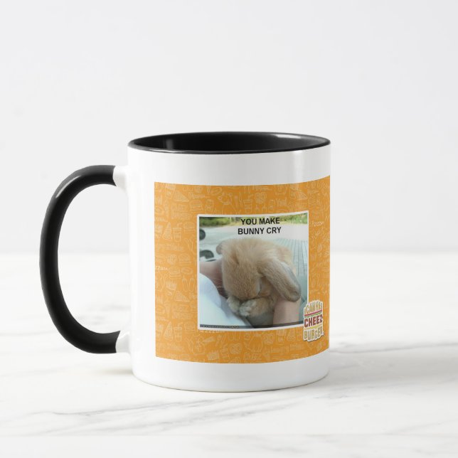 Taza Usted hace que el conejito llora (Izquierda)