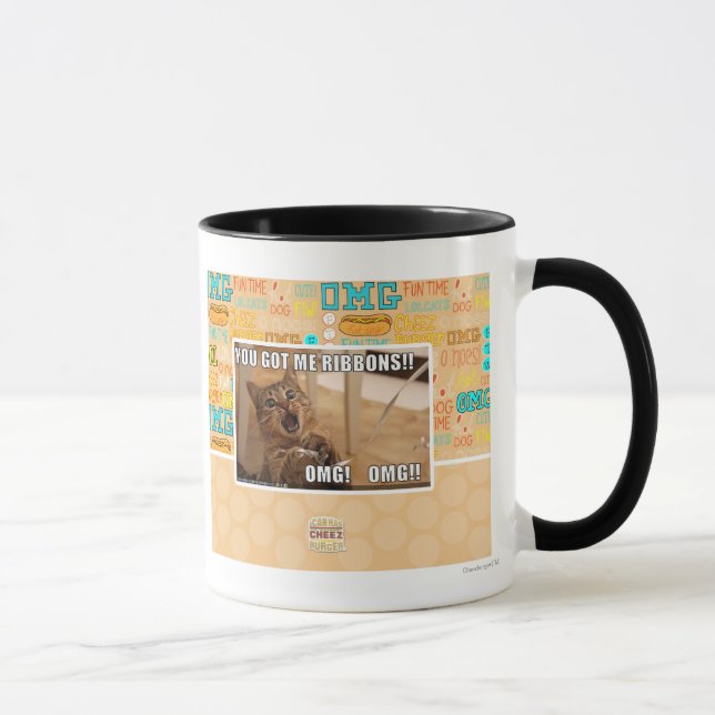 Taza ¡Usted me consiguió cintas!! (Derecha)