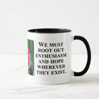 Taza Usted no puede ver claramente a través de los