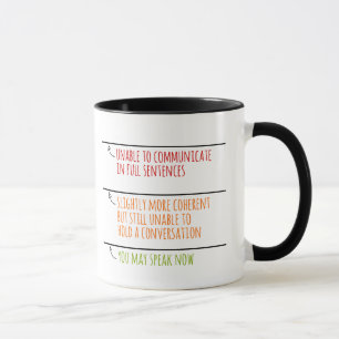 Taza Usted puede ahora hablar asalta con las líneas del