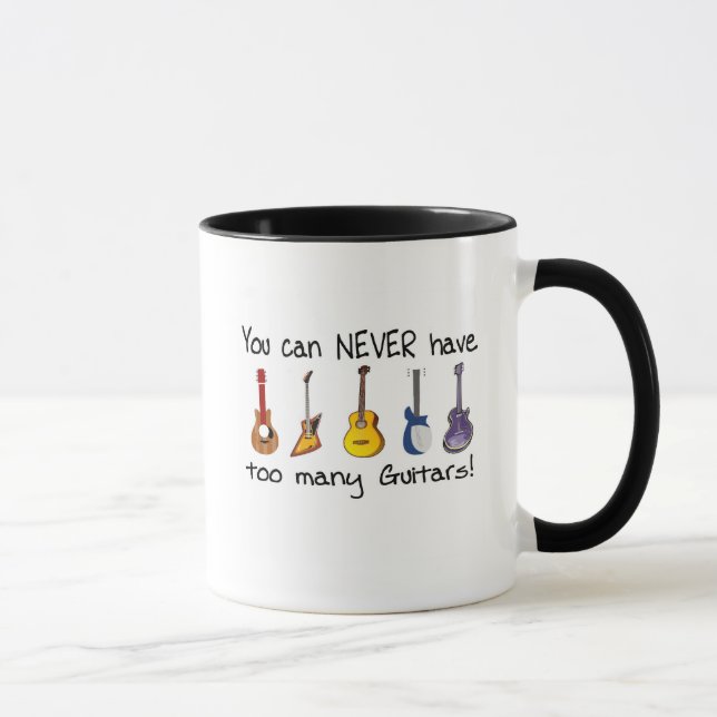 Taza Usted puede NUNCA tener demasiados regalos de las (Derecha)