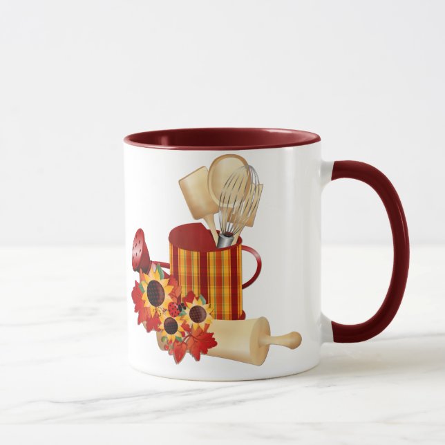 Taza Utensilios de cocina de otoño (Derecha)