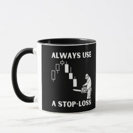 Taza Utilizar siempre una pérdida de parada en la negoc