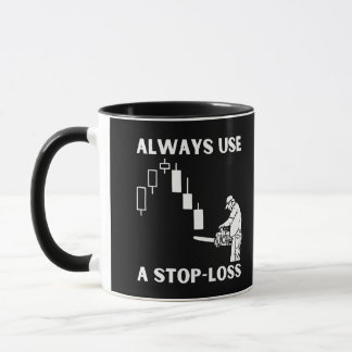 Taza Utilizar siempre una pérdida de parada en la negoc