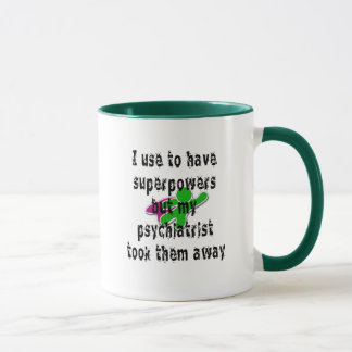 Taza Utilizo para tener superpotencias
