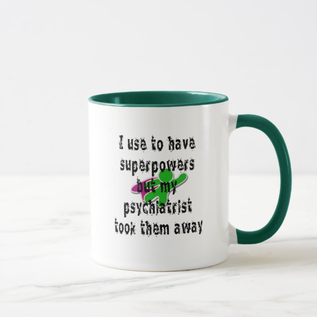 Taza Utilizo para tener superpotencias (Derecha)