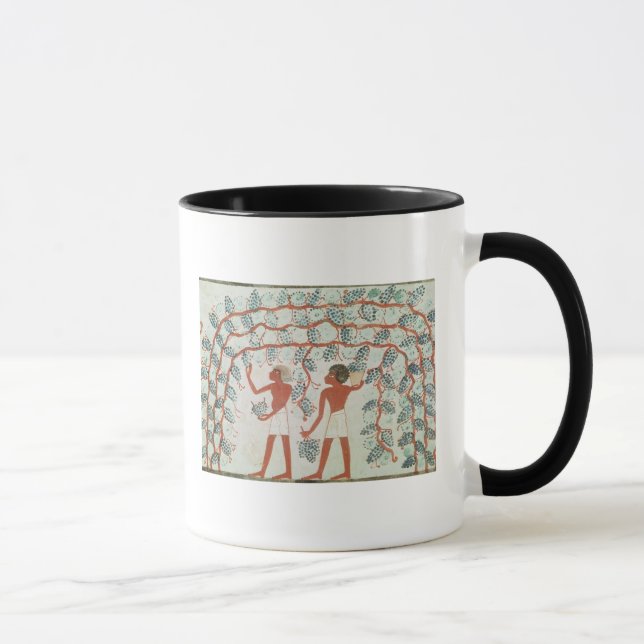 Taza Uvas de la cosecha, de la tumba de Nakht (Derecha)