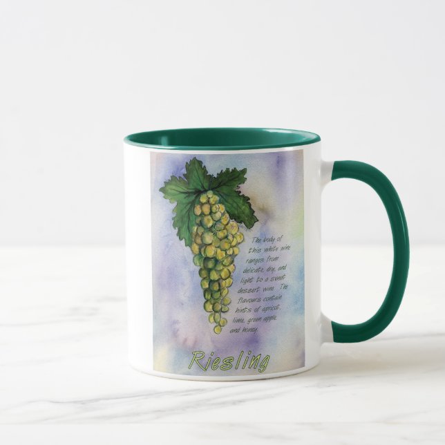 Taza Uvas de vid riesling Mug (Derecha)