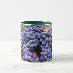Taza Uvas moradas reales