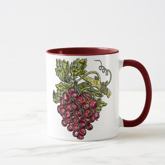 Taza Uvas rojas (Derecha)