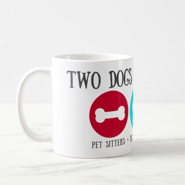 Taza v 2 de dos perros (Izquierda)