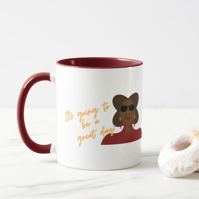 Taza Va a ser un gran día (Con donut)