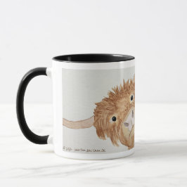 Taza Vaca bovina Highland Original Art Mug