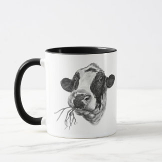 Taza Vaca feliz del Holstein-frisón