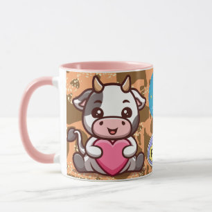 Taza vaca feliz, vaca linda