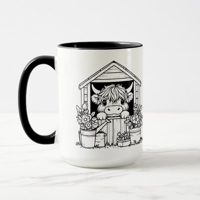 Taza Vaca Highland (Izquierda)