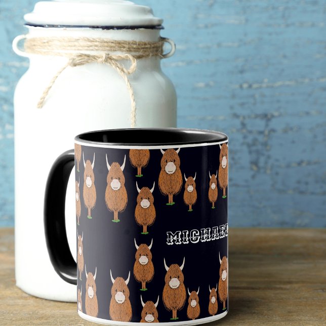 Taza Vaca personalizada con cuernos (Subido por el creador)