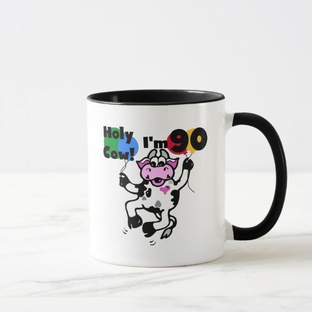 Taza Vaca santa soy 90 camisetas y regalos (Derecha)