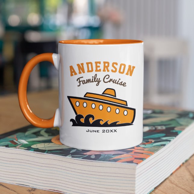 Taza Vacaciones de crucero de la familia de nombres per (Subido por el creador)
