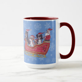 Taza Vacaciones de invierno de Cavalier King Charles Sp