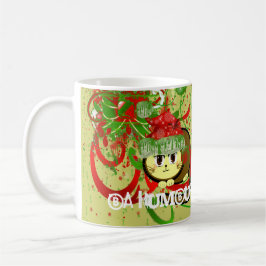 Taza Vacaciones de Navidades de Grunge de Gato Ba Humbu