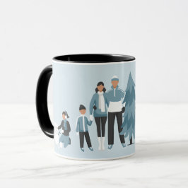 Taza Vacaciones de Navidades divertidos de la familia i