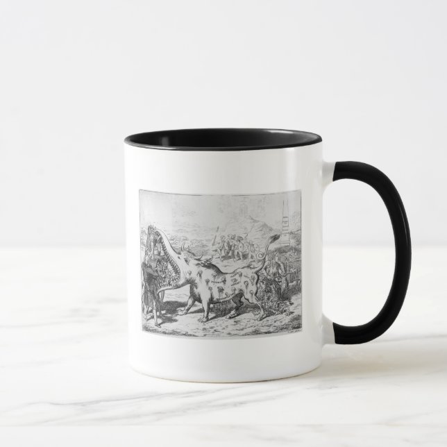 Taza Vacunación, publicada por J.L.Stuart, 1802 (Derecha)