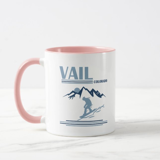 Taza Vail Colorado snowboard (Izquierda)