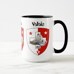 Taza Valais / Wallis Suisse / Schweiz Tasse