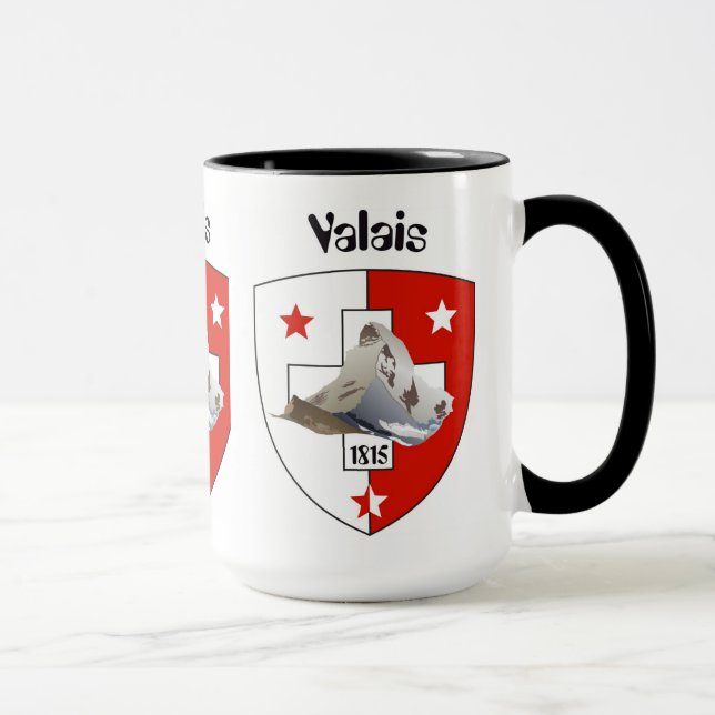 Taza Valais / Wallis Suisse / Schweiz Tasse (Derecha)