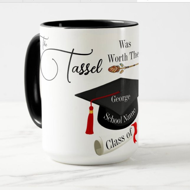 Taza Vale la pena el fastidio de graduación (Subido por el creador)