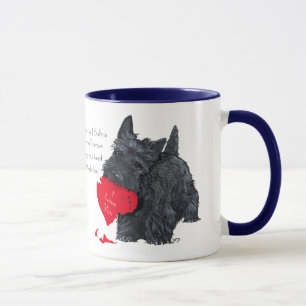 Taza Valentín del Terrier Escocés