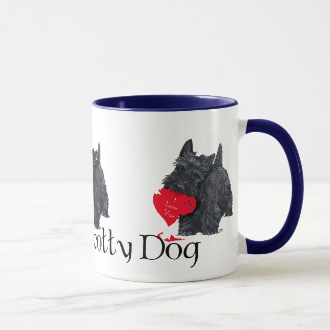 Taza Valentín Terrier Escocés (Derecha)