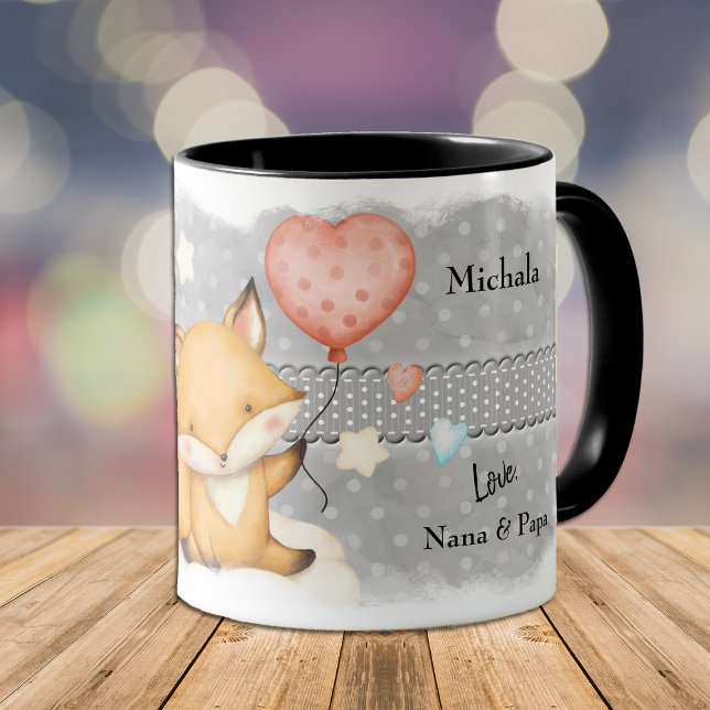 Taza Valentine de Fox Kid, un globo de corazón (Subido por el creador)