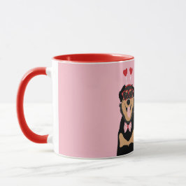 Taza Valentine Dogs Rottweiler Maltipoo Puppy