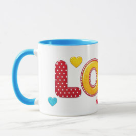 Taza Valentine Fun 3D Mix and Match NOMBRE PERSONALIZAD