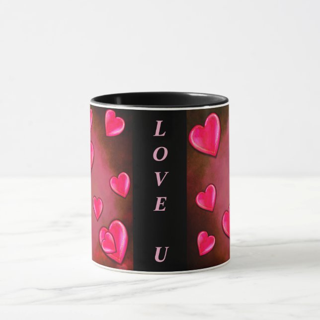 Taza Valentine Heart Art (Centro)
