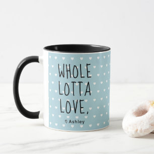Taza Valentine Lotta entera Love Hearts Blue