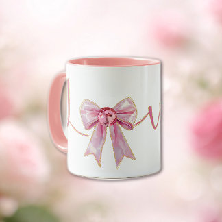 Taza Valentine Pink Bow