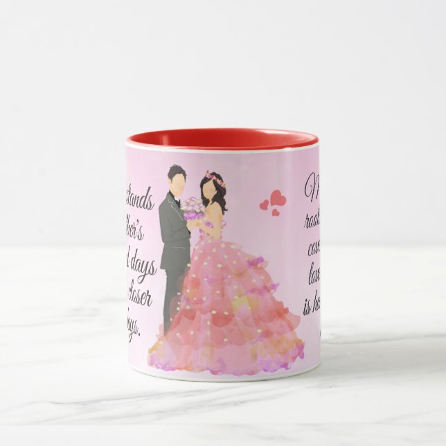Taza  Valentine’s Day true love end mariage (Centro)