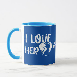 Taza Valentines Adultos I Love Her Kitty