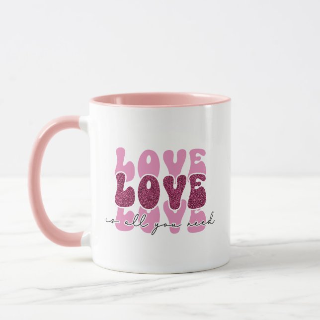 Taza Valentine's Day "Love Love Love" (Izquierda)