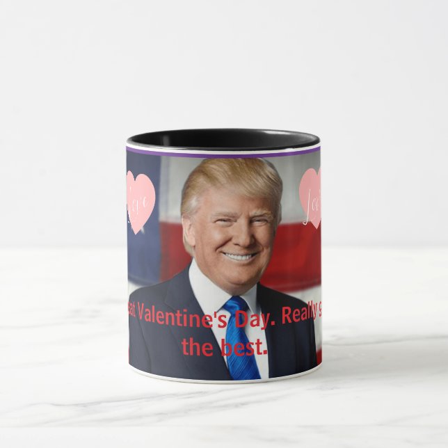 Taza Valentine's Day Trump (Centro)