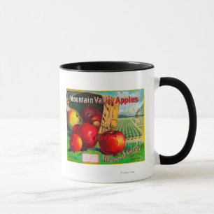 Taza Valle Apple LabelHamilton, TA de la montaña
