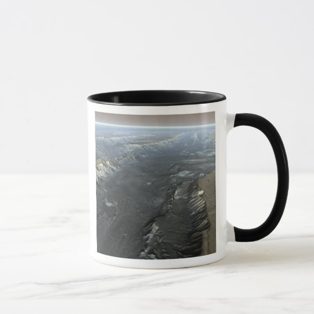 Taza Valles Marineris, el Gran Cañón de Marte (Derecha)