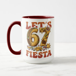 Taza Vamos 67 Fiesta Divertido Cinco De Mayo Taco Nacho