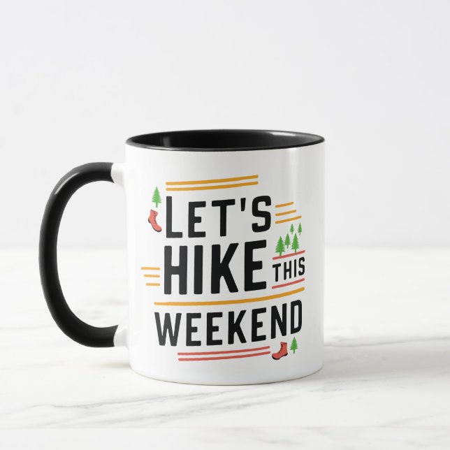 Taza Vamos a caminar este fin de semana (Izquierda)