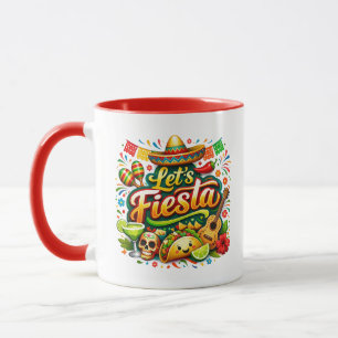 Taza Vamos a Fiestar Cinco De Mayo – Mexicano Colo