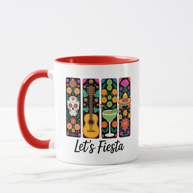 Taza Vamos a Fiestar Cinco De Mayo – Mexicano Colo (Izquierda)