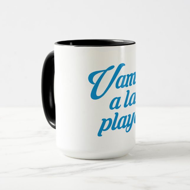 TAZA VAMOS A LA PLAYA (Anverso izquierdo)